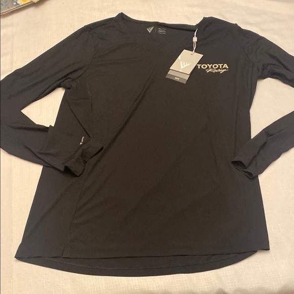 Women's Black Long Sleeve Tee - Picture 1 of 8